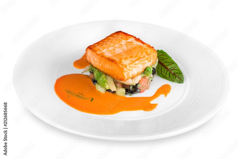 grilled salmon