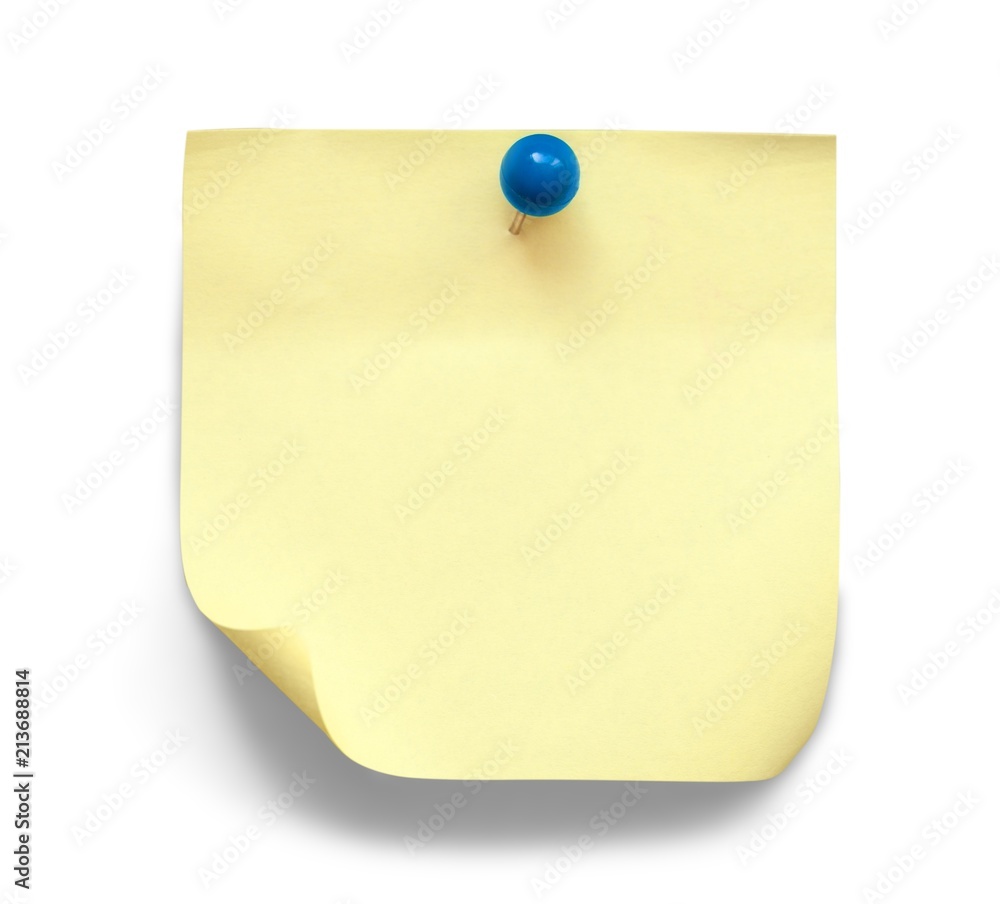 Blank Note with Pin