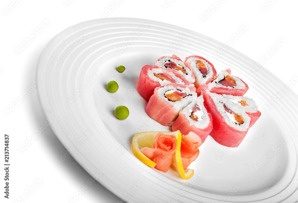 Sushi plate