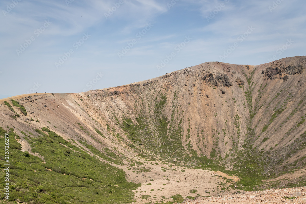 Azuma Kofuji峰1707米，Azuma山是一座约2000米高的火山山脉。