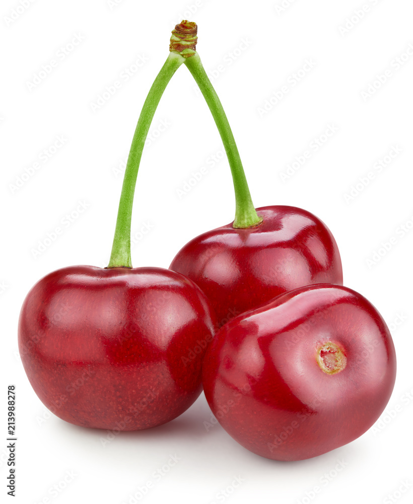 cherry isolated on white