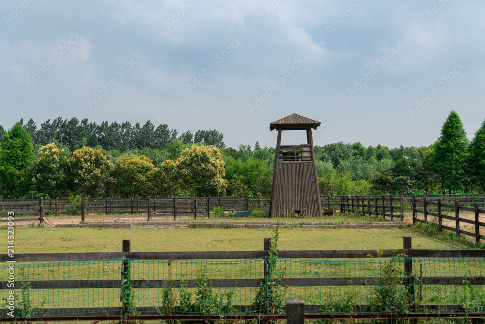 农业花园的乡村景观