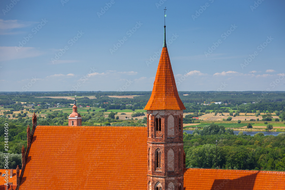 Beautiful architecture of Chelmno town, Poland