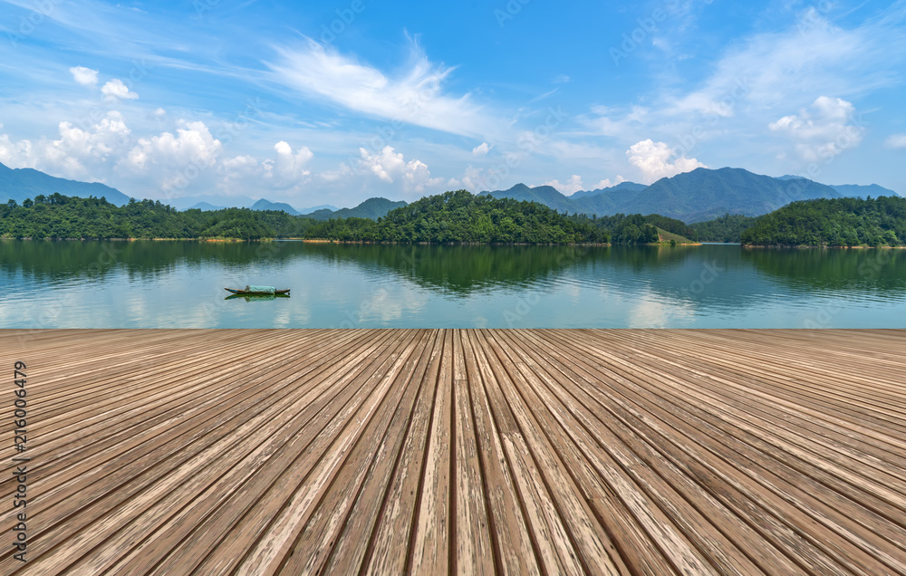 杭州千岛湖的美丽景观