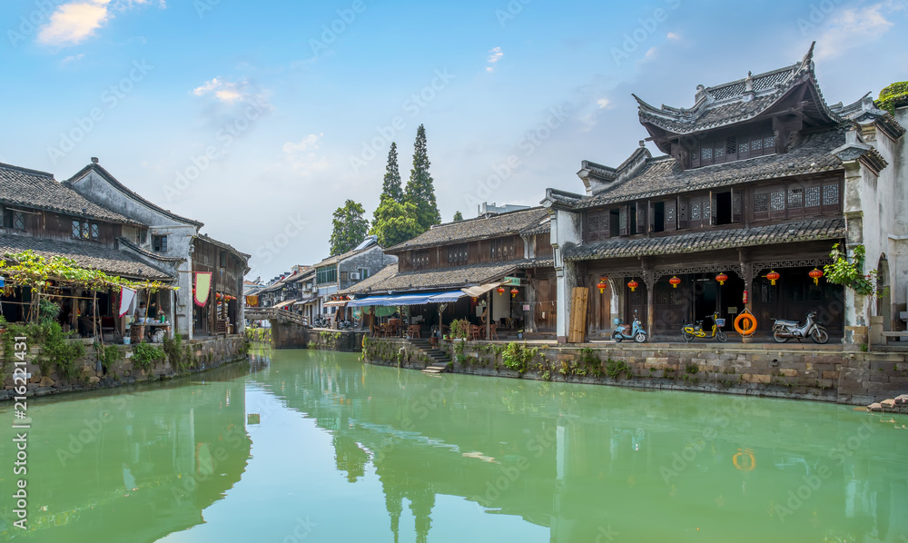 Jiangnan Water Township in the ancient town of Zhejiang