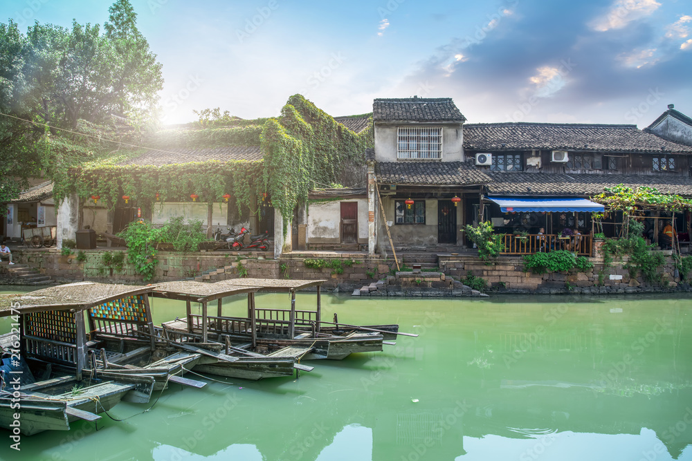 Jiangnan Water Township in the ancient town of Zhejiang