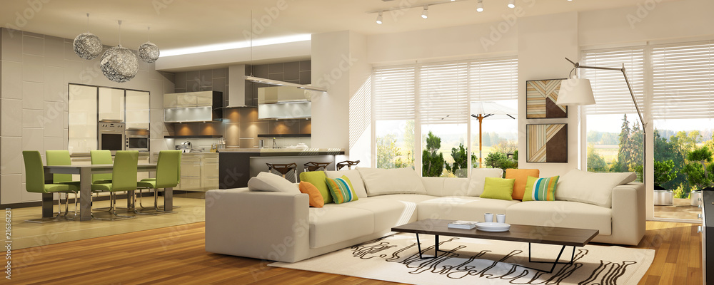 Modern house interior
