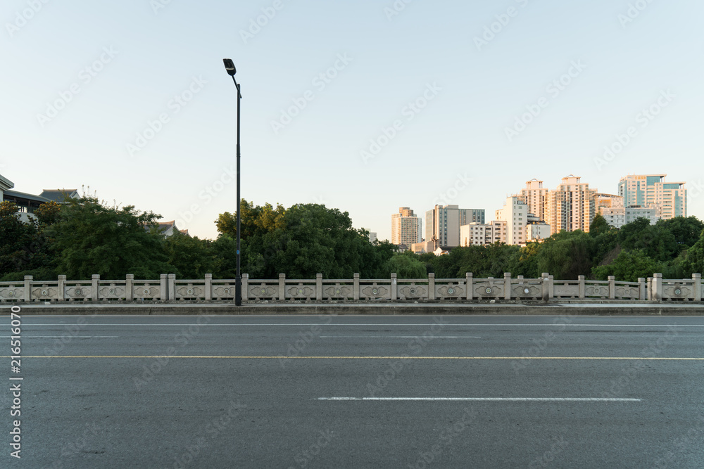 城市道路背景