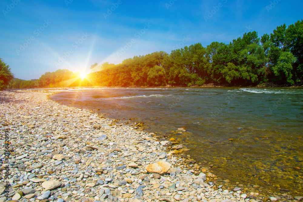 River water landscape