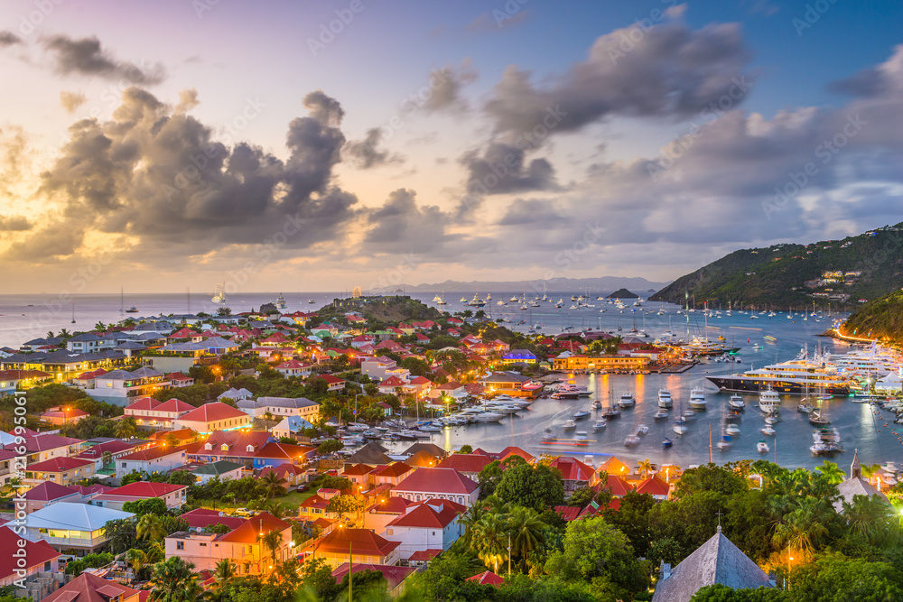 Gustavia, St. Barths in the Caribbean