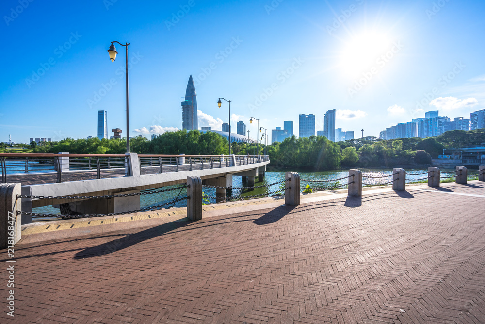 空广场城市天际线