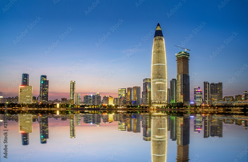 美丽深圳夜景