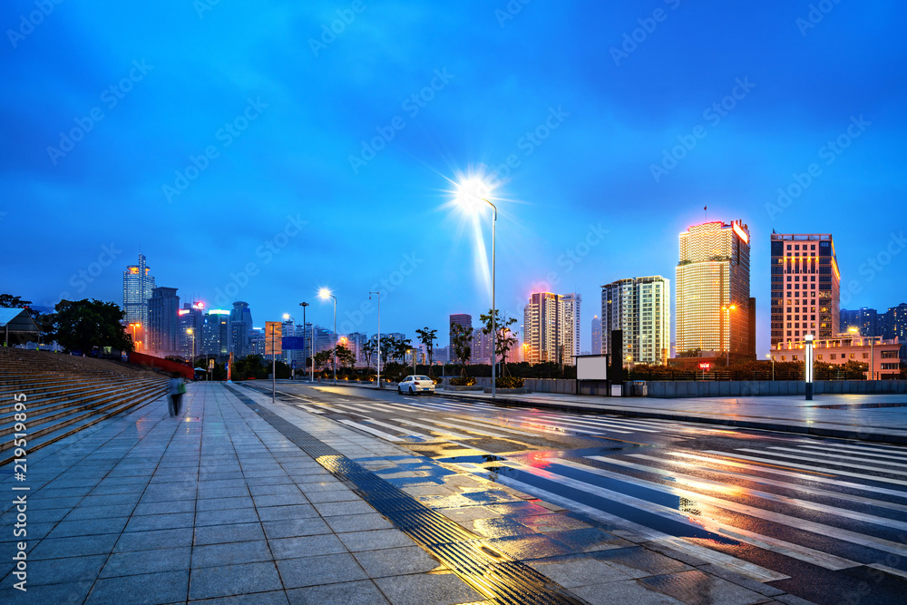 城市高楼夜景