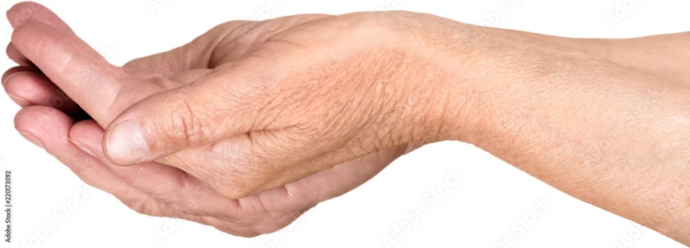 Empty Open Senior Hands