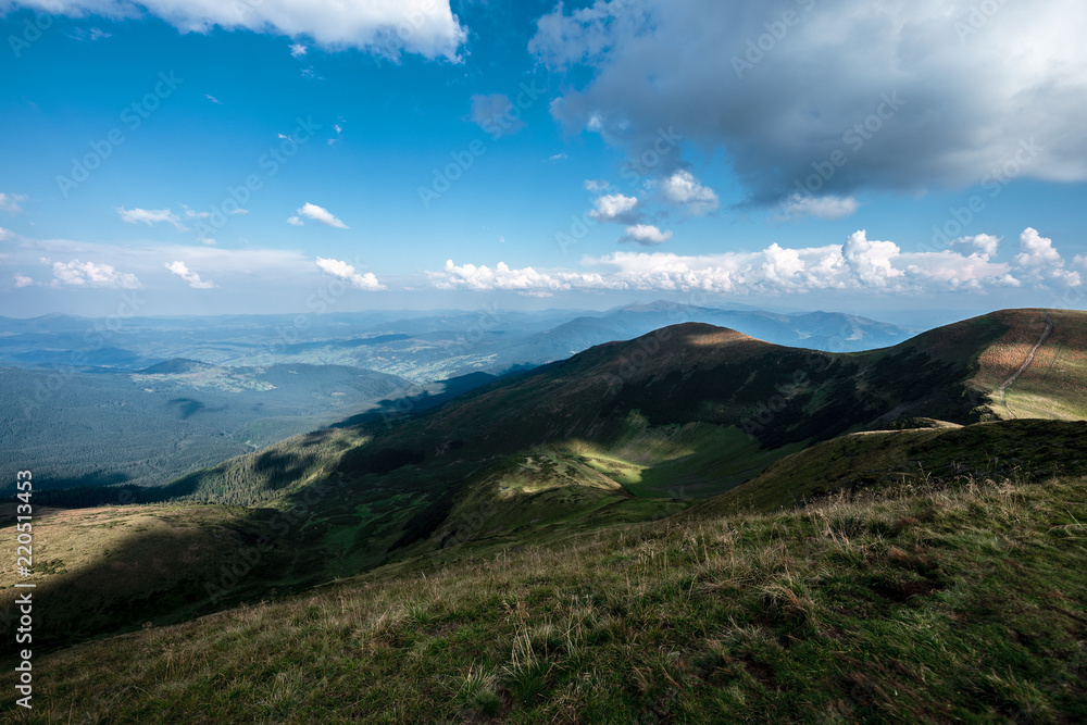 喀尔巴阡山脉的美丽风景