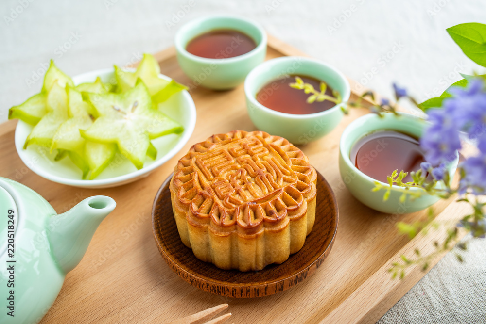 中秋月饼/中国传统节日美食