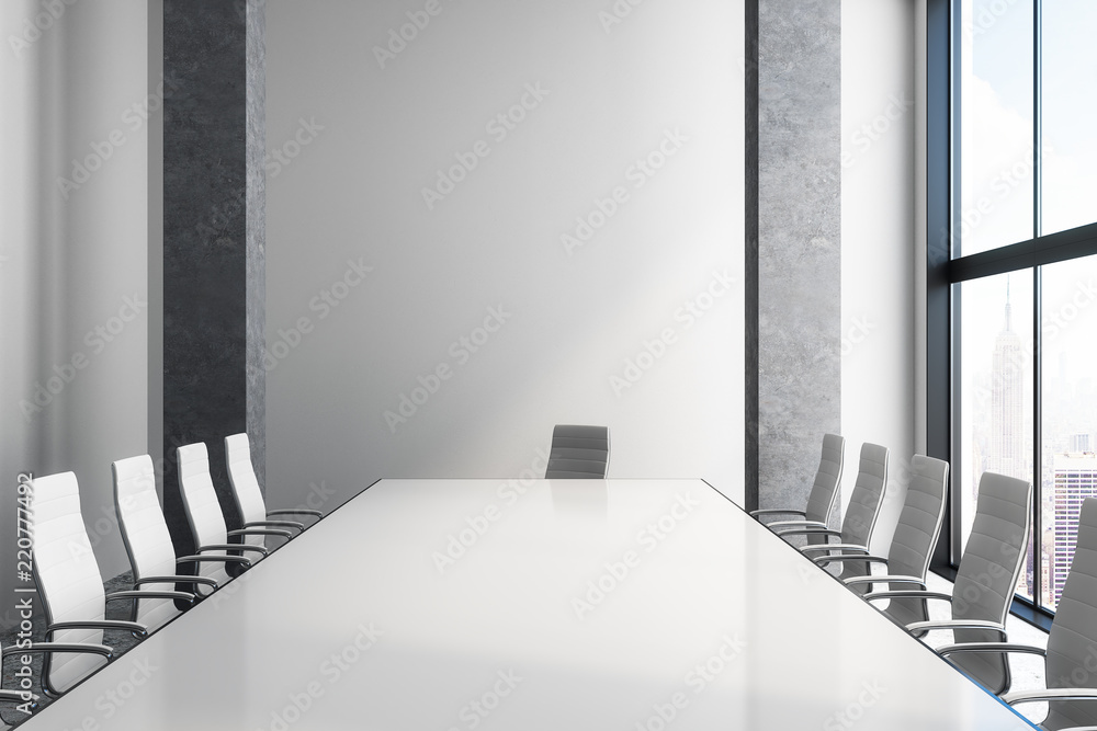 Modern conference room interior