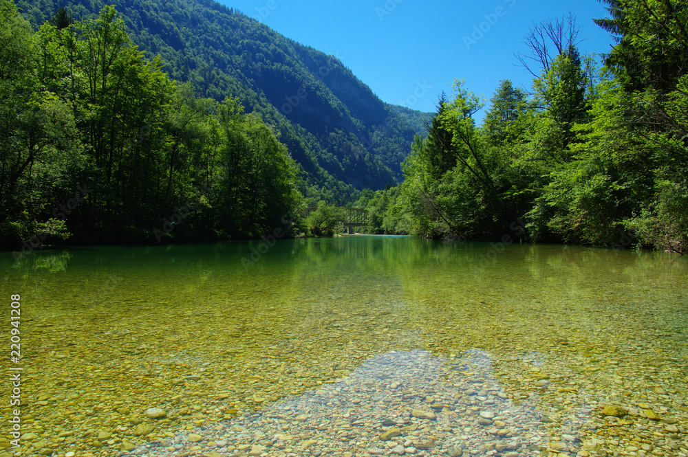 river with clear water