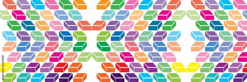 Colorful geometric minimal pattern