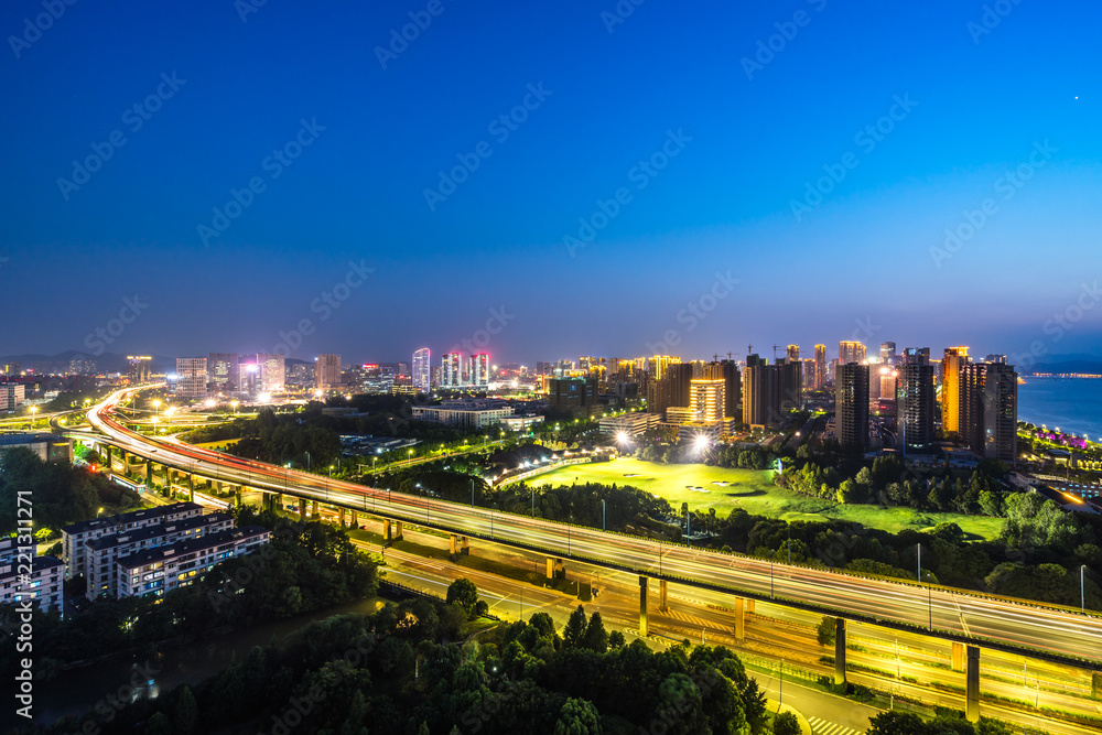 夜晚的城市