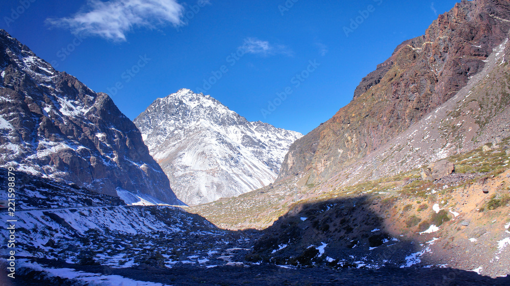 阿根廷安第斯山阿空加瓜滑雪场