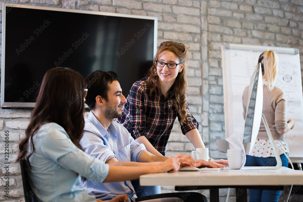 Picture of architects working together in office