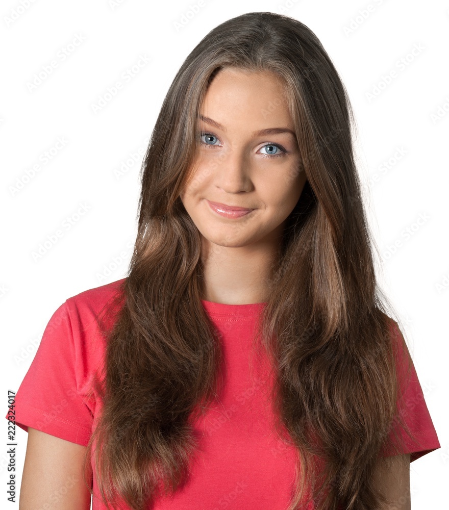 Portrait of a Smiling Young Woman