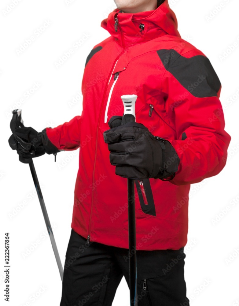 Male skier