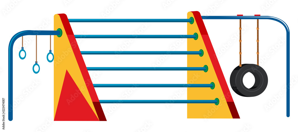 室外游乐场单杠组