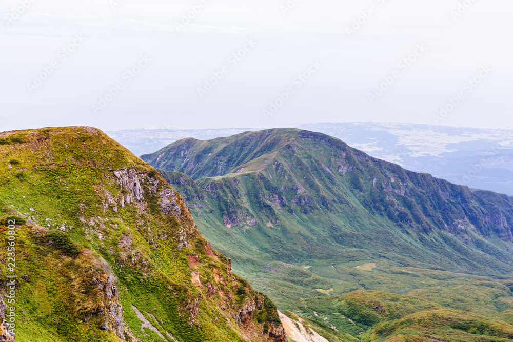 初秋の山