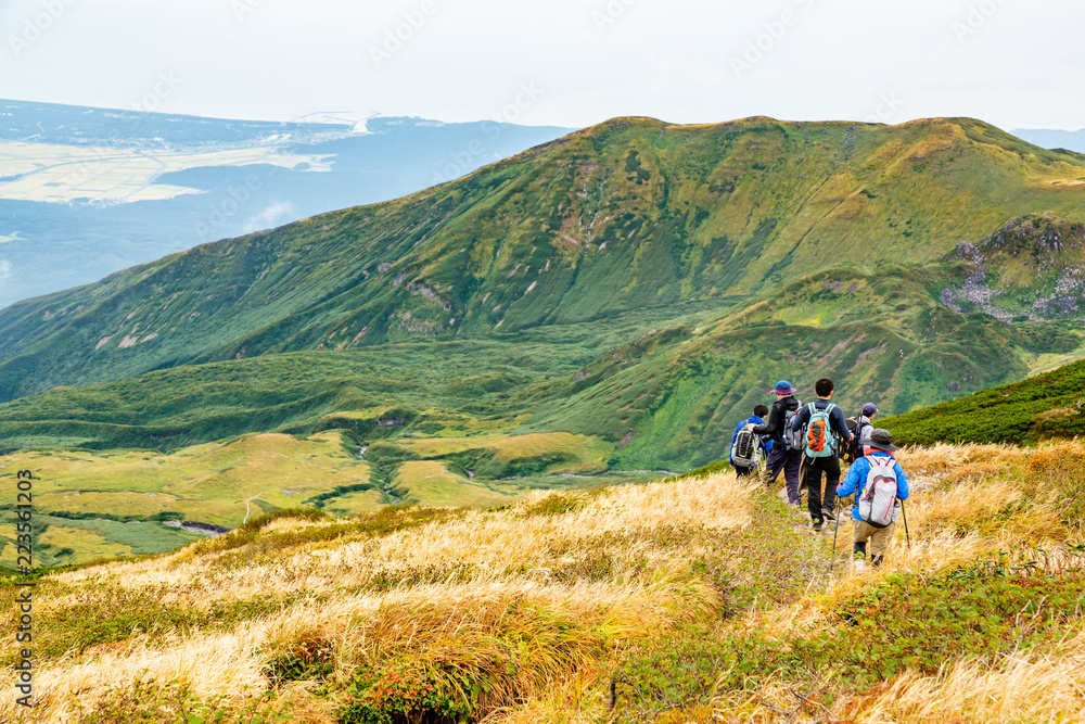 初秋の登山道