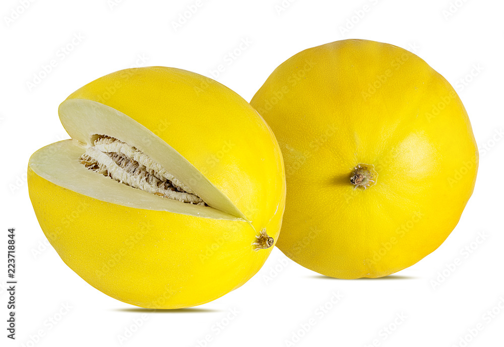 melon isolated on white background