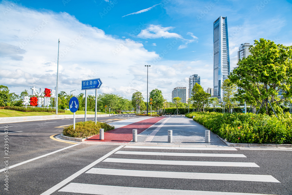 Shenzhen Nanshan District City Pavement