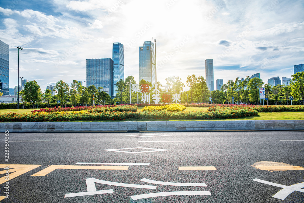 深圳市南山区后海CBD城市风光