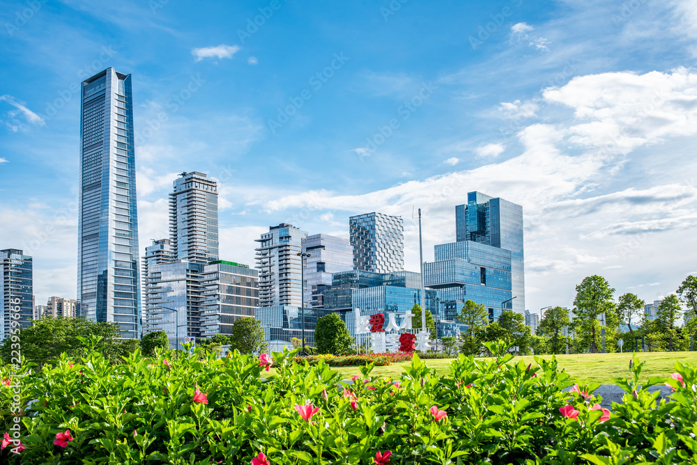 深圳市南山区后海CBD城市风光