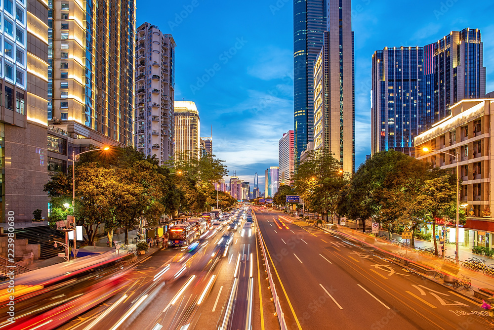 深圳市道路和红绿灯