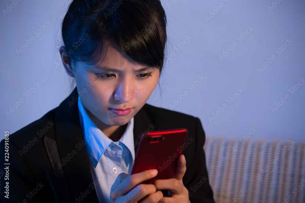 businesswoman use phone