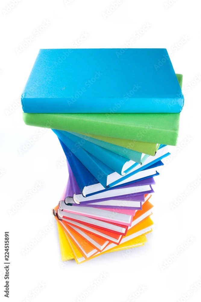 Stack of Colorful Books