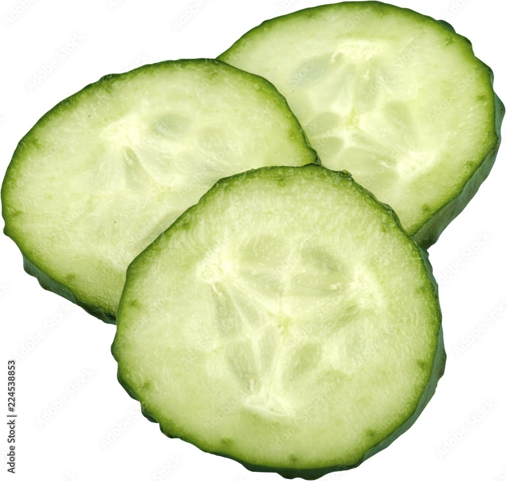 Cucumber slices