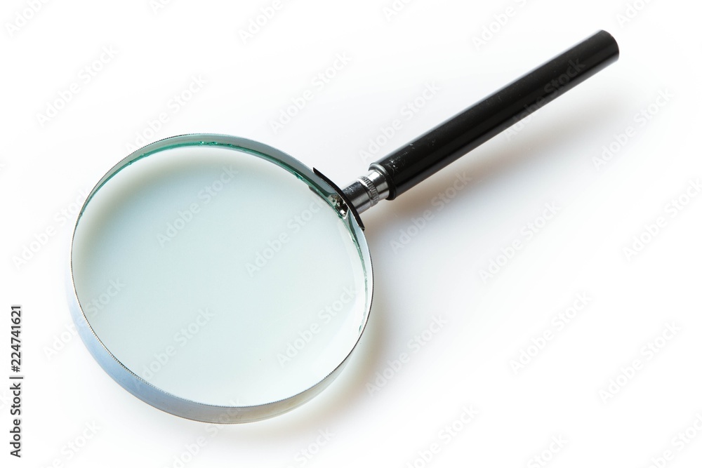 Magnifier with Black Handle