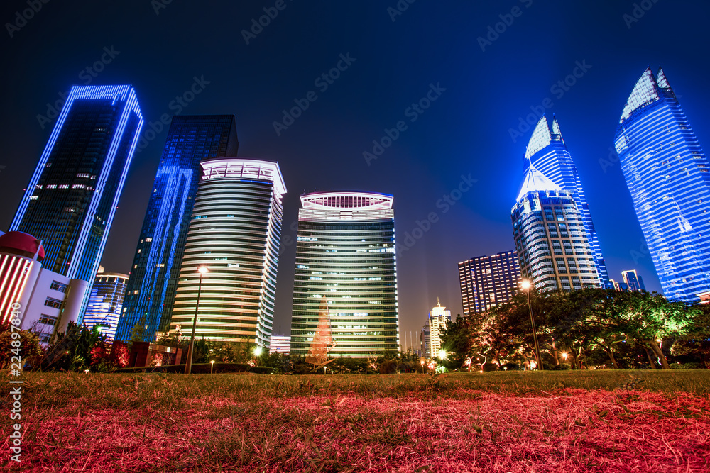 城市建筑夜景