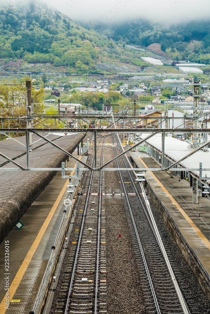 山の中の駅