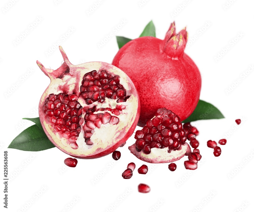 Pomegranates with Seeds