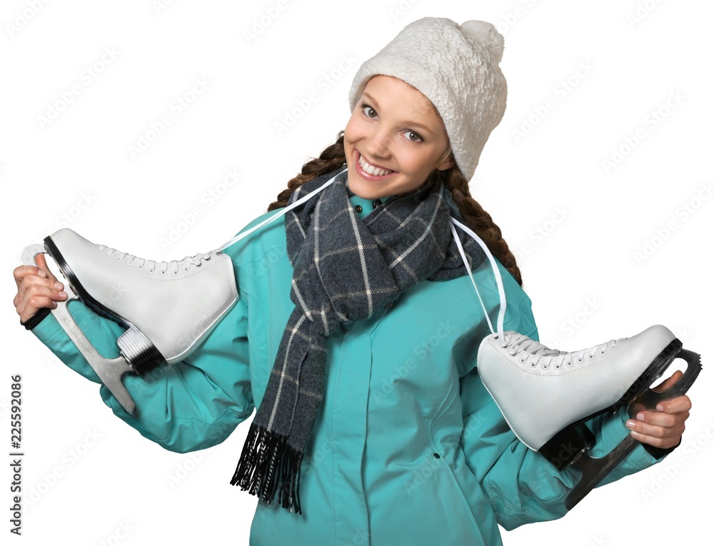 Female ice skater