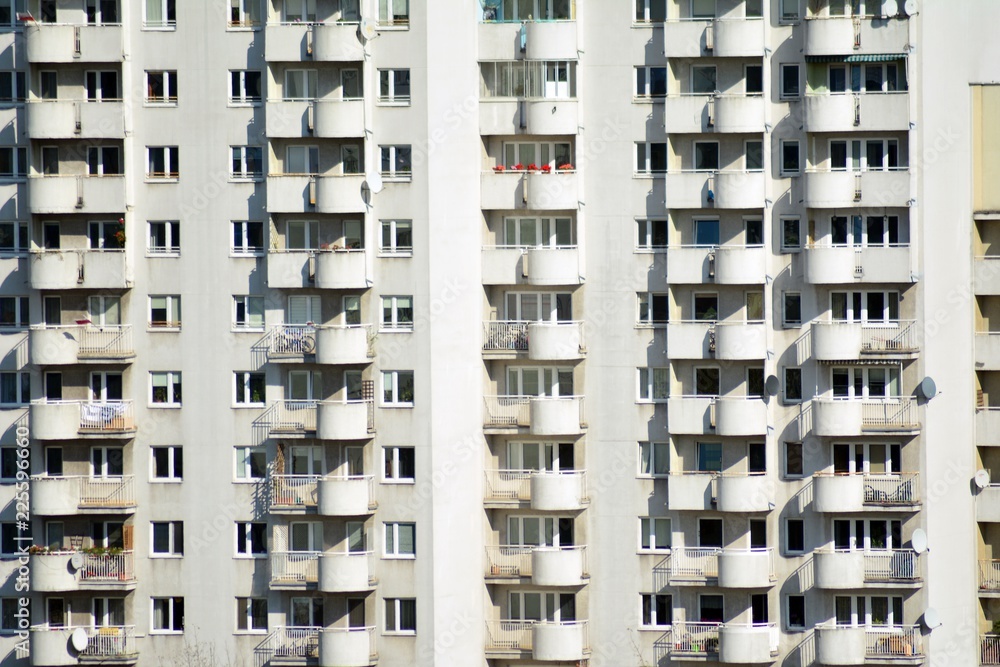 城市房屋或建筑，立面图案