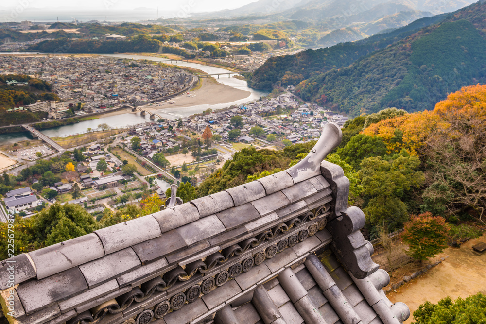 Iwakuni, Japan Town Skyline