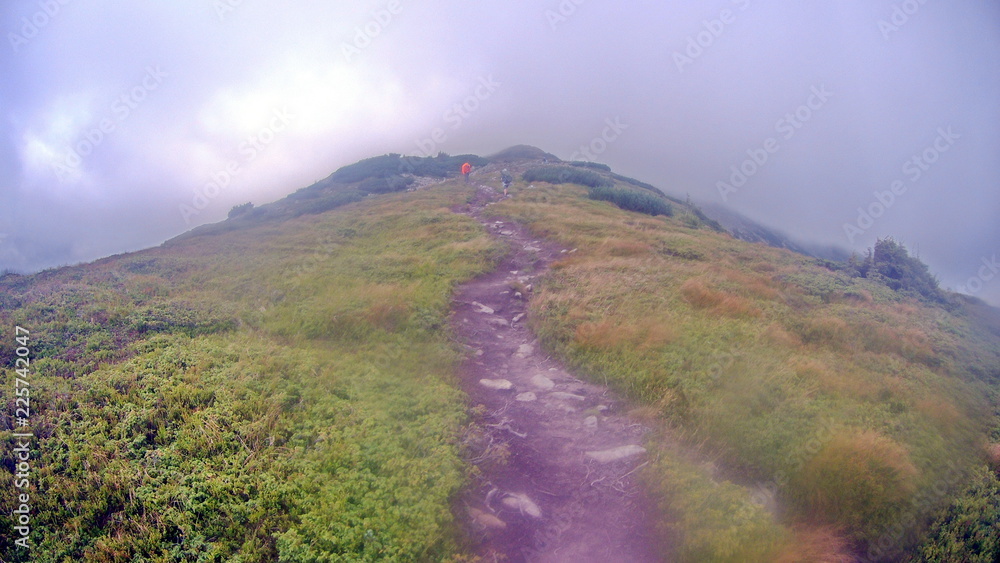 Clouds and fog over Carpathian mountains> Pip Ivan 2028