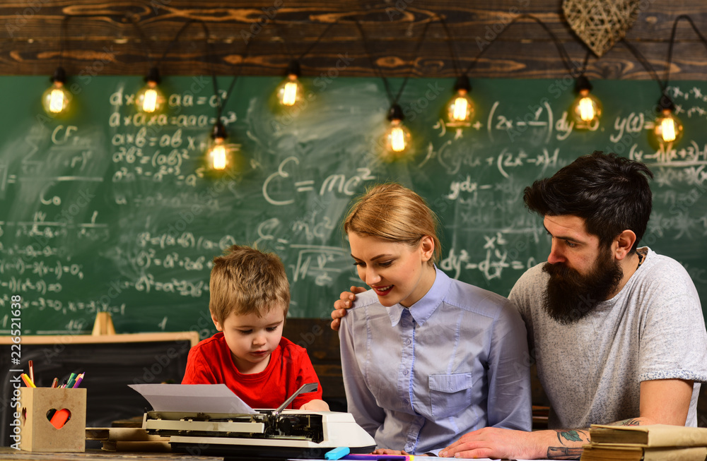 Student conference in loft interior coworking space using digital devices and wifi, International st