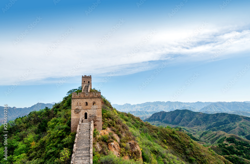 The Great Wall of China.