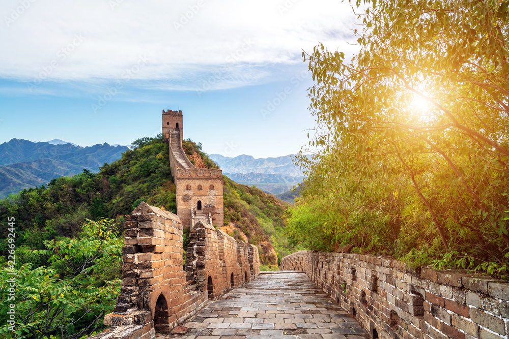 The Great Wall of China.